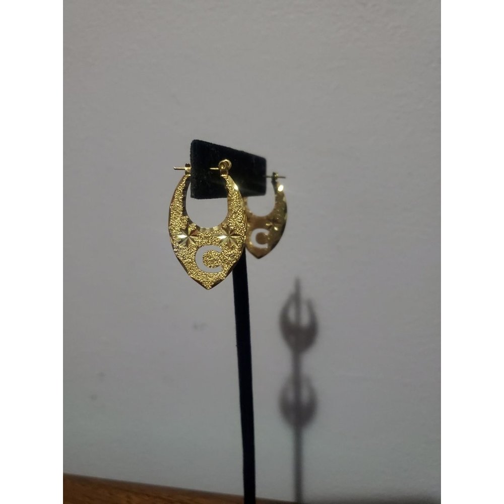 Gold tone 14k Gold plated earrings
